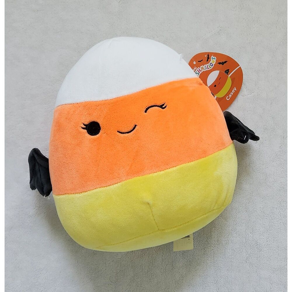 Squishmallows Casey the Candy Corn Witch 8" Stuffed Plush